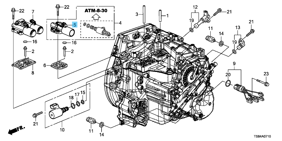 HONDA CR-V RM# 2012-2014 Genuine Transmission Shift Solenoid 28250-R90-003 OEM