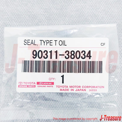 TOYOTA HIGHLANDER MCU20 01-10 Genuine Camshaft & Crankshaft Oil Seals Set OEM