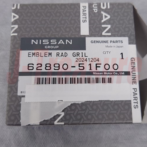 NISSAN 180SX 240SX RPS13 Genuine Front "NISSAN" Emblem Badge 62890-51F00 OEM