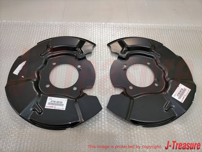 TOYOTA 4RUNNER GX470 03-09 Genuine  Cover Disc Brake Dust Front RH & LH Set OEM