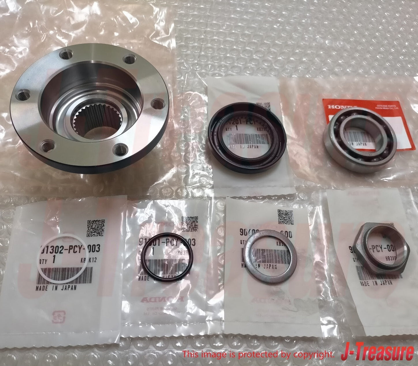 HONDA S2000 00-03 Genuine Secondary Shaft Flange & Bearing & Oil Seal Set OEM