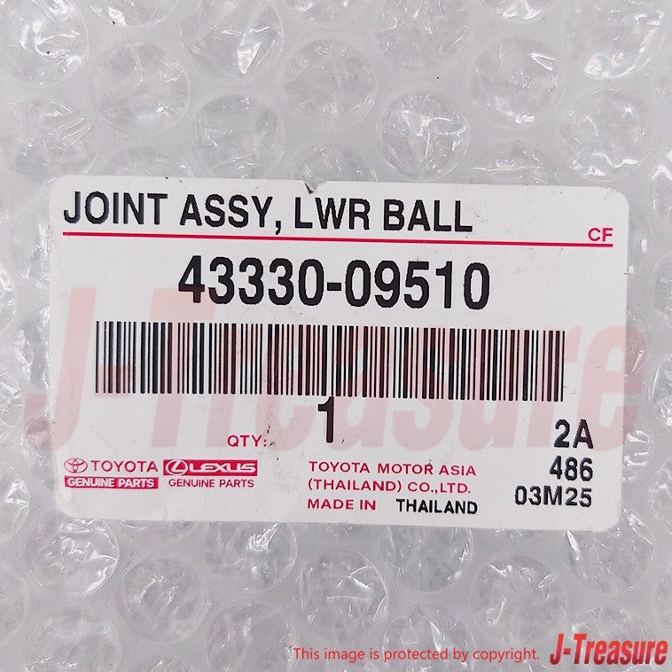 TOYOTA HILUX LAN25 04-12 Genuine Front Lower Ball Joint Assy 43330-09510 x2 Set
