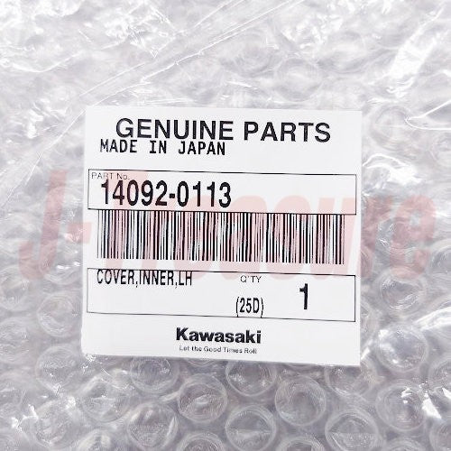 KAWASAKI CONCOURS 14 ABS ZG1400 2010-2022 Genuine Inner Cover LH 14092-0113 OEM