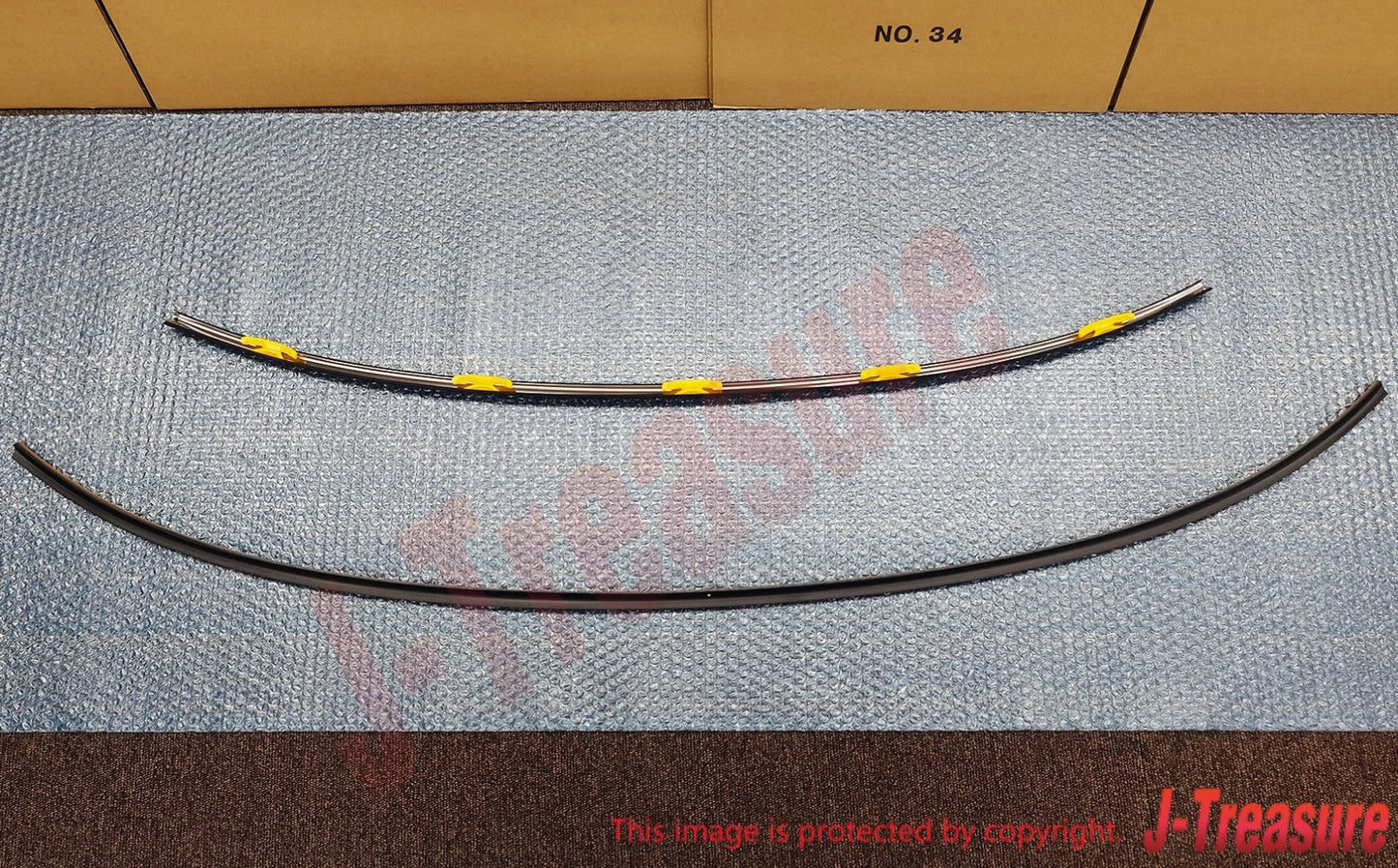 SUBARU IMPREZA GC# 1993-2001 Genuine Rear Window Molding Upper & Lower Set OEM