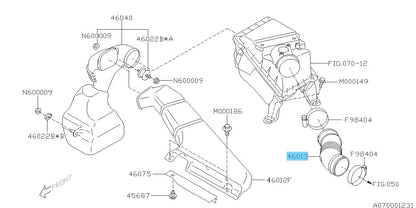SUBARU FORESTER SF# SG# 2004-2008 Genuine Engine Air Intake Hose 46023FC041 OEM