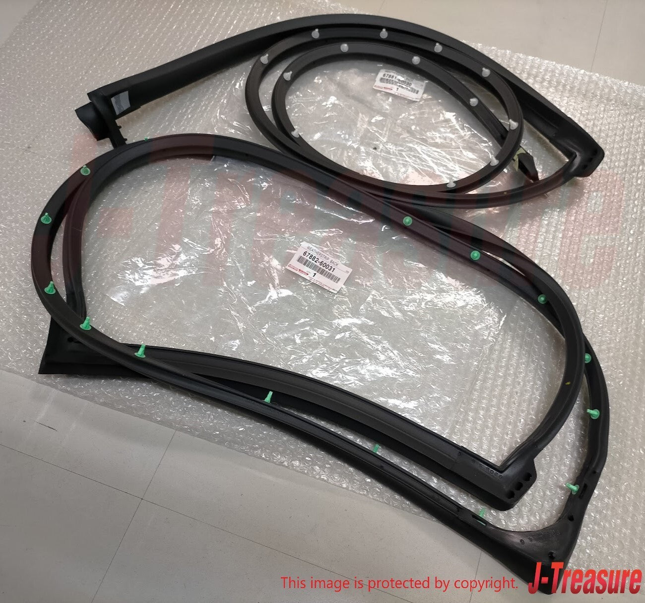 TOYOTA LAND CRUISER '90-08 Genuine Back Barn Door Weatherstrip RH & LH Set