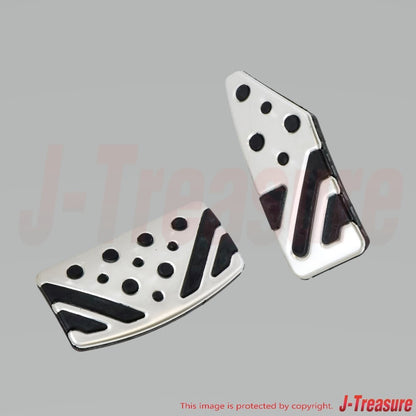 MITSUBISHI LANCER Evo 10 CZ4A 07-16 Genuine Aluminu Accele & Brake Pedal Pad Set