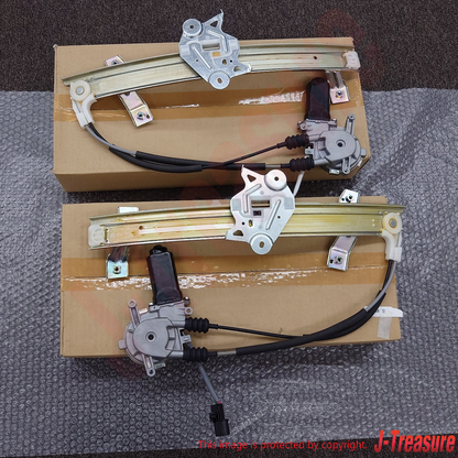 MITSUBISHI 3000GT Z1#A 96-99 Genuine Front Door Window Regulator RH & LH Set OEM