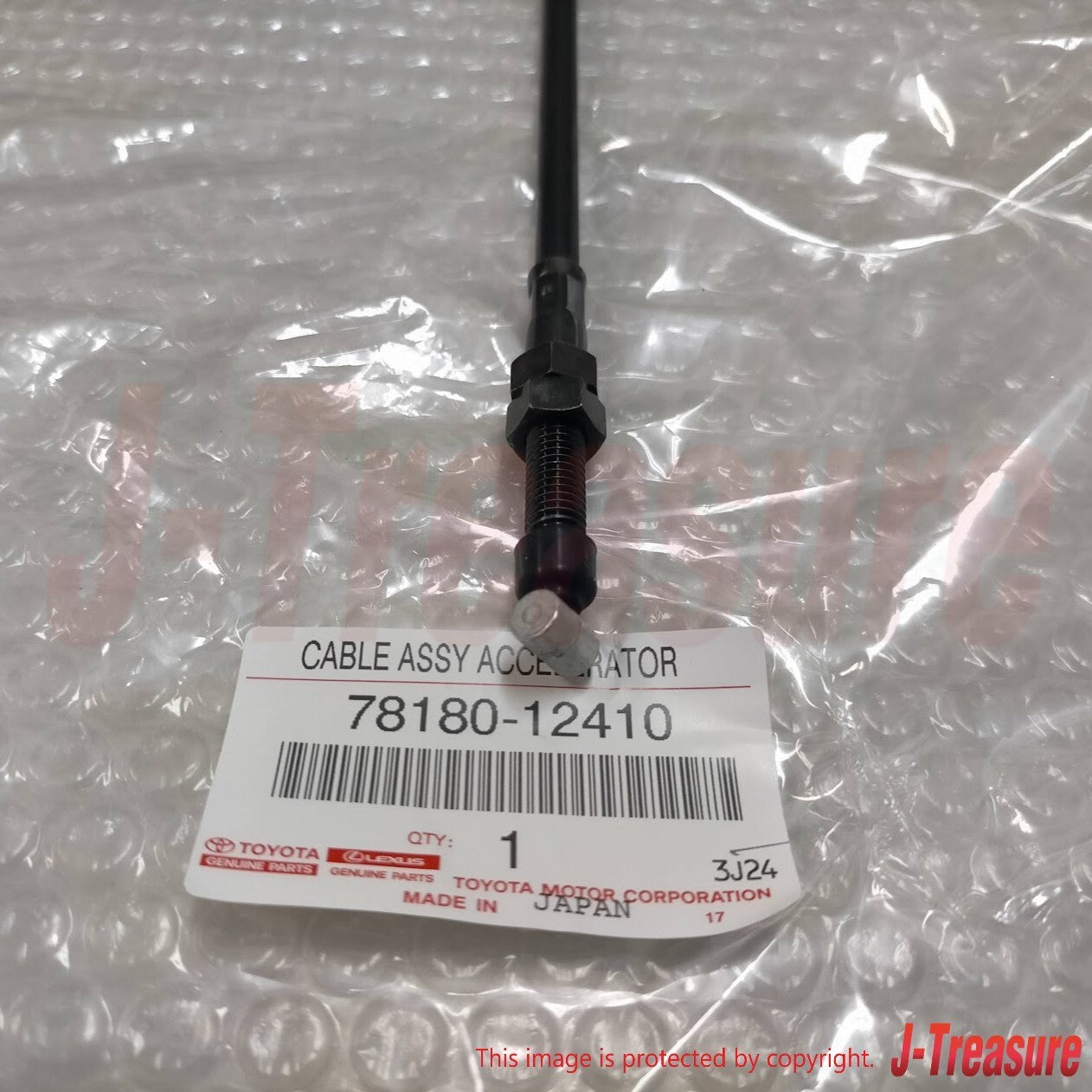 TOYOTA LEVIN TRUENO AE86 RHD Genuine Accelerator Throttle Cable 78180-12410 OEM