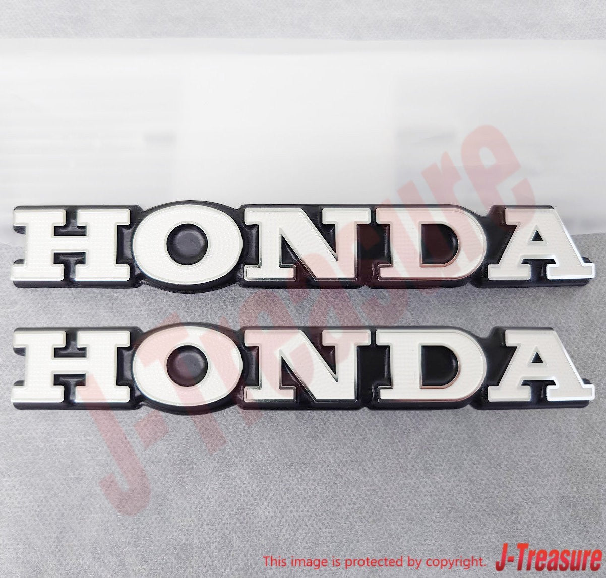 HONDA CB750 FOUR 1971-1974 Genuine Fuel GasTank Emblem 87121-341-000 x2 Set OEM