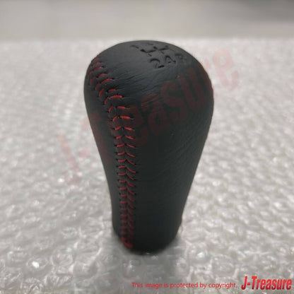 MAZDA RX-7 FD3S SPIRIT R Genuine Shifter Shift Change Knob Leather Red Stitch
