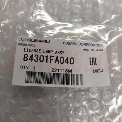 SUBARU IMPREZA GC8 GF8 Genuine Rear License Number Plate Lamp Light 2pcs Set OEM