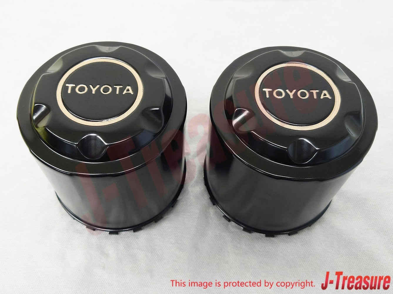 TOYOTA LAND CRUISER FJ70 90-96 Genuine Wheel Hub Ornament 42603-60013 x2 Set OEM