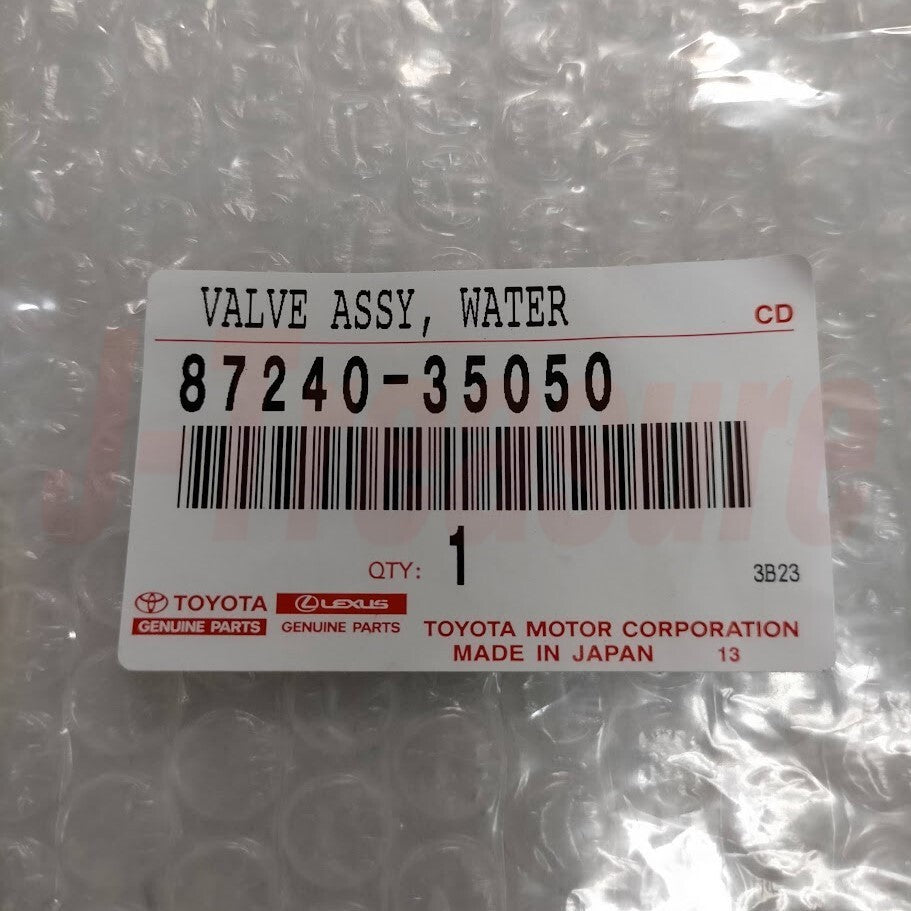 TOYOTA 4RUNNER LAND CRUISER Genuine Heater Water Control Valve 87240-35050 OEM