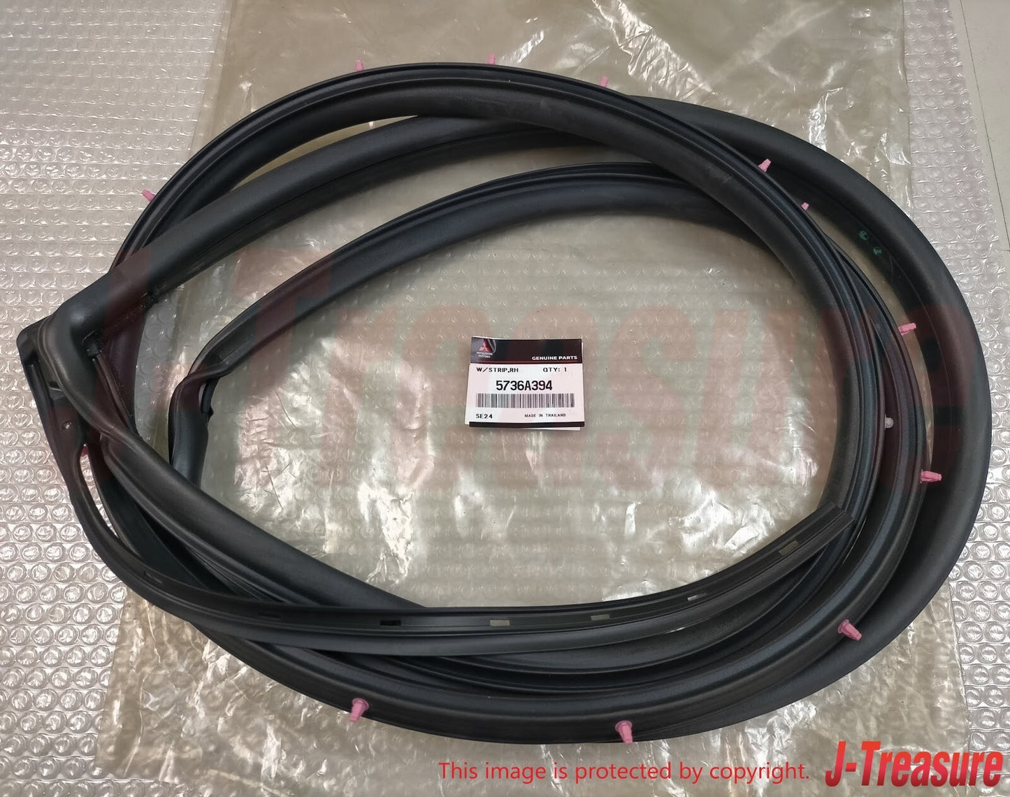 MITSUBISHI LANCER EVO 7 8 9 CT9A Genuine Rear Door Weatherstrip  RH & LH Set OEM