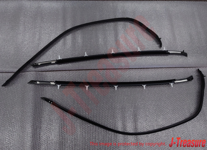 MAZDA RX-7 RX7 FD3S 93-95 Genuine Front Door Drip Molding Right & Left Set OEM