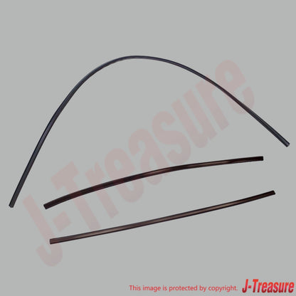 TOYOTA LAND CRUISER UZJ100 '98-07 Genuine Windshield O/S Upr & Side Moulding Set