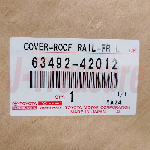 TOYOTA RAV4 ACA2# 04-05 Genuine Front Roof Rack Leg Cover LH 63492-42012 OEM