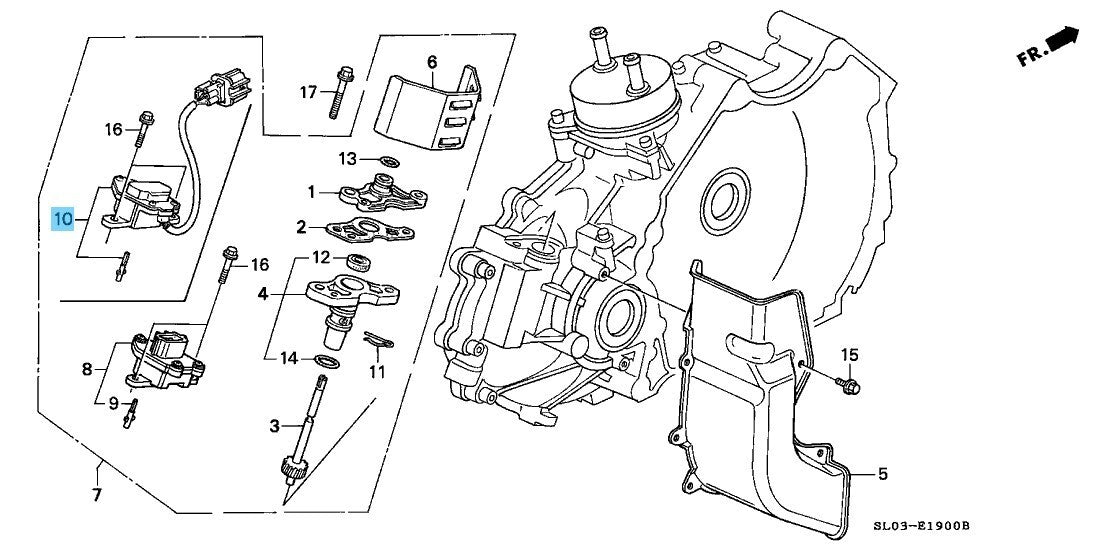 HONDA ACURA NSX NA1 1991-1992 Genuine Speed Sensor Assy 78420-SL0-505 OEM