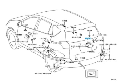 TOYOTA RAV4 ALA40 2013-2016 Genuine Back Door Opener Switch Assy 84840-28040 OEM