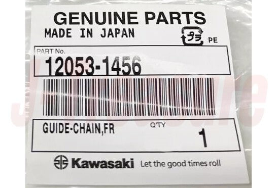 KAWASAKI KX65 2002-2024 Genuine Front Chain Guide 12053-1456 OEM