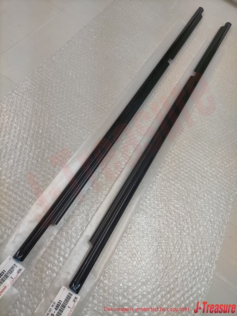 LEXUS RX330 RX350 RX400h Genuine Rear Door Belt Moulding RH & LH Set OEM