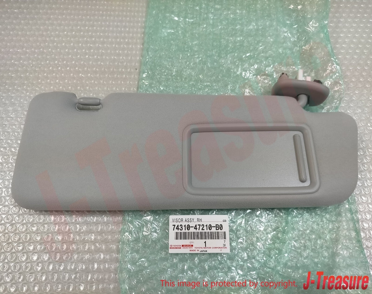 TOYOTA PRIUS ZVW3#L 2010-2015 Genuine Front Visor Assy RH 74310-47210-B0 OEM