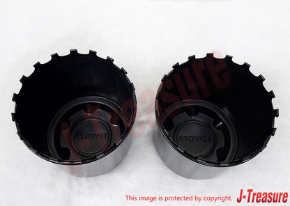 TOYOTA LAND CRUISER FJ70 90-96 Genuine Wheel Hub Ornament 42603-60013 x2 Set OEM