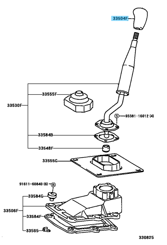 TOYOTA SUPRA JZA70 SC300/400 JZZ31 Genuine 5Speed Shift Knob 33504-20120-C0 OEM