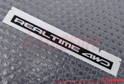 HONDA CR-V RD2 97-06 Genuine Rear Sticker "REALTIME 4WD" Decal 75722-S10-A01 OEM