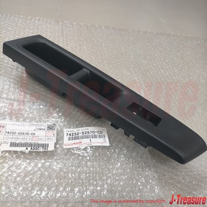 TOYOTA VITZ 10-14 RHD Genuine Front Armrest Upper Panel Left 74232-52570-C0 OEM