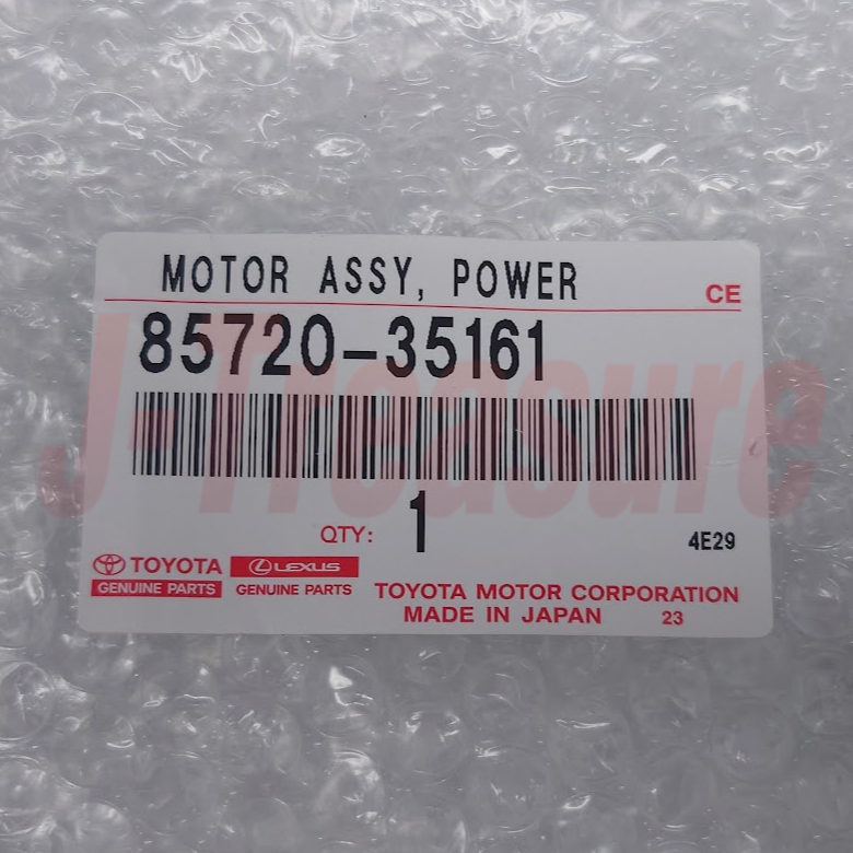 TOYOTA 4RUNNER GRN280 10-23 Genuine Back Door Power Window Motor 85720-35161 OEM
