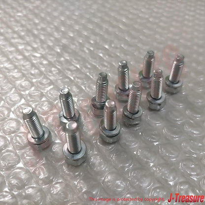 NISSAN INFINITI Q50 Q60 16-20 Genuine Oil Pan mounting screws 11035AG90A x10 OEM