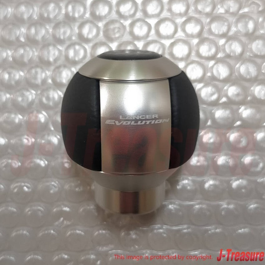 MITSUBISHI LANCER EVO 10 08-15 Genuine Leather & Aluminum Shift Knob For SST OEM