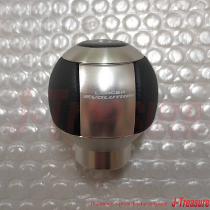 MITSUBISHI LANCER EVO 10 08-15 Genuine Leather & Aluminum Shift Knob For SST OEM