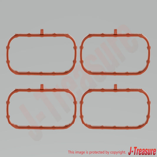 MITSUBISHI LANCER CY4A '08-17 Genuine Inlet Manifold Gasket 1542A133 x4 Set OEM