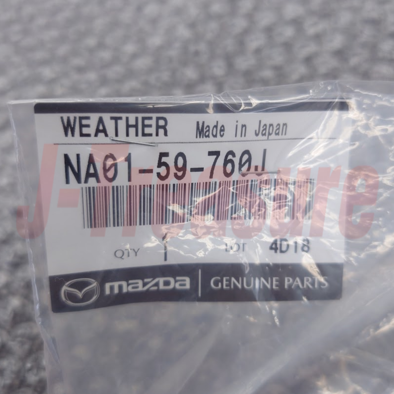 MAZDA MX-5 MIATA NA8C 90-97 Genuine Door Weather Strip LH NA01-59-760J OEM