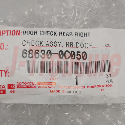 TOYOTA TUNDRA UPK51 2007-2021 Genuine Rear Door Check Assy RH 68630-0C050 OEM