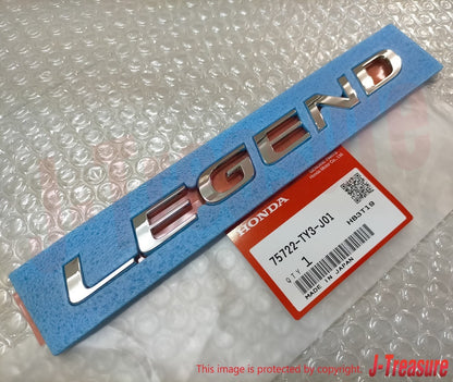 HONDA LEGEND KC2 ACURA RLX JDM Genuine Rear Emblem "LEGEND" 75722-TY3-J01 OEM