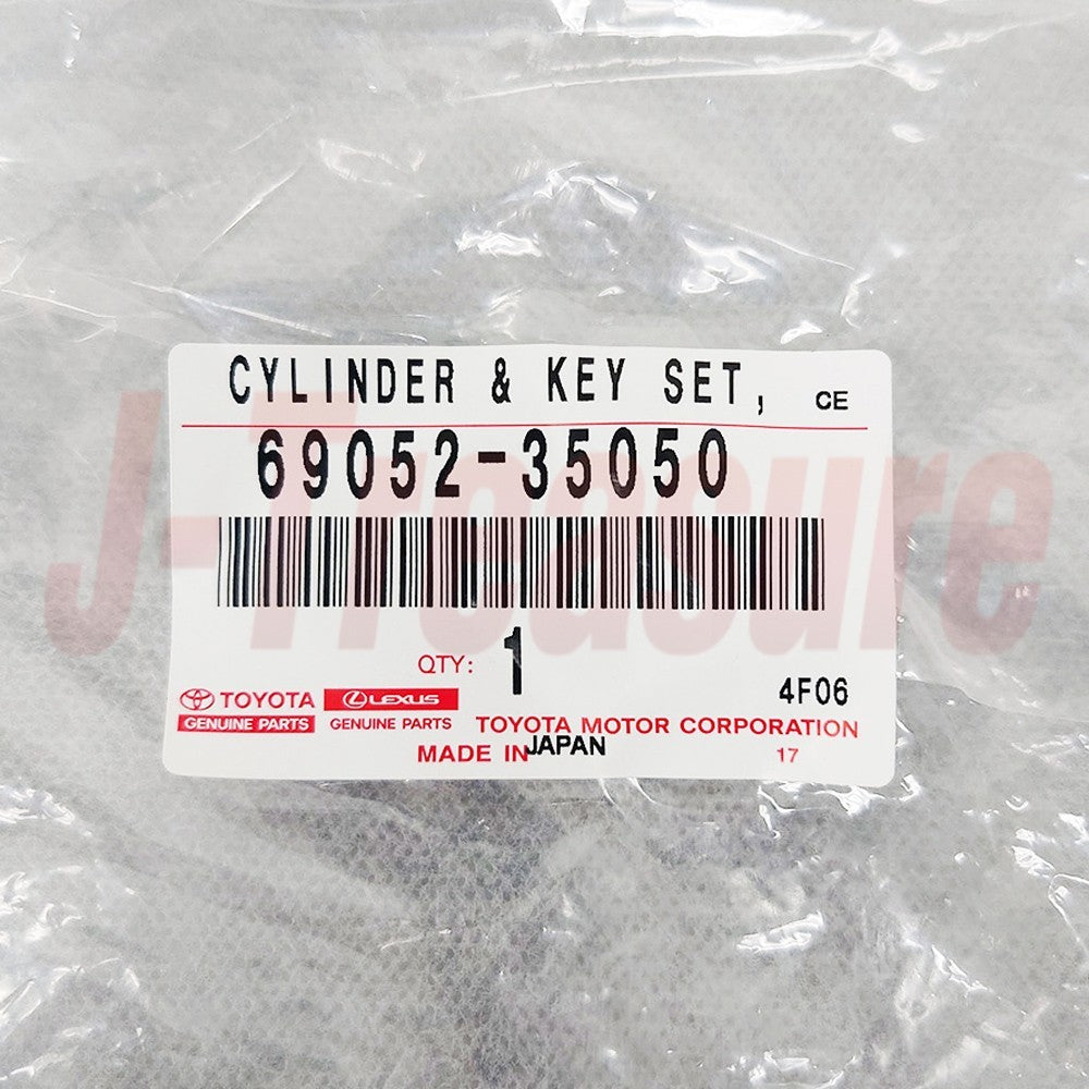 TOYOTA HILUX LN110L '89-97 Genuine Door Lock Cylinder & Key Set LH 69052-35050