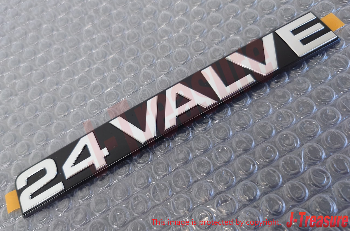 TOYOTA LAND CRUISER FZJ80 Genuine Back Door 24VALVE Emblem Plate 75432-60010 OEM