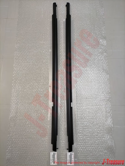 TOYOTA LAND CRUISER 08-15 Genuine Front Door Belt Molding Rear RH & LH Set OEM