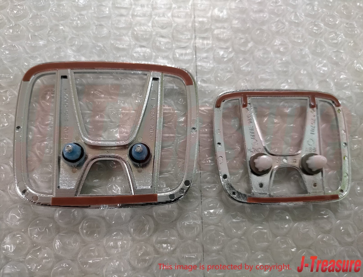 HONDA PRELUDE BB# 1997-2001 Genuine Center Emblem "H" Front & Rear Set OEM