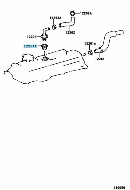 TOYOTA LEXUS Genuine Grommet For Ventilation System Rubber 90480-18001 OEM