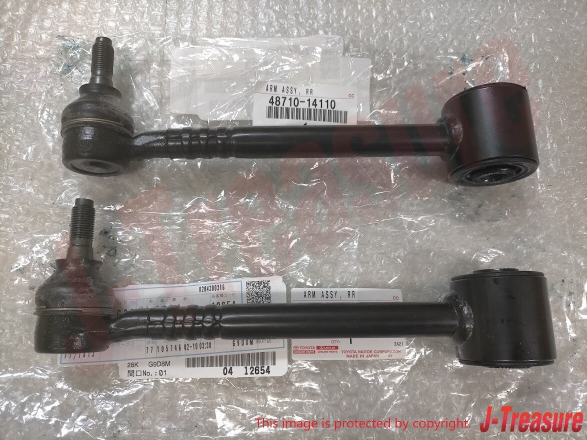 TOYOTA SUPRA JZA80 MK4 1993-1998 Genuine Rear Suspension Arm 48710-14110 x2 OEM