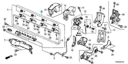 HONDA FIT GK5 2015-2017 Genuine Fuel Pipe Comp 16011-5R1-305 OEM