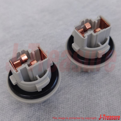 TOYOTA 4RUNNER GRN210 03-05 Genuine Front Turn Signal Lamp Socket x2 set OEM