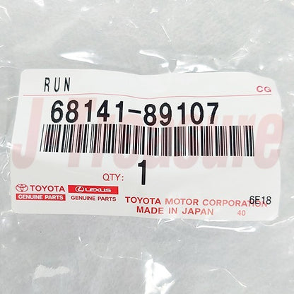 TOYOTA 4RUNNER 85-89 Genuine Front Door Glass Run Channel No Vent 6814189107 OEM