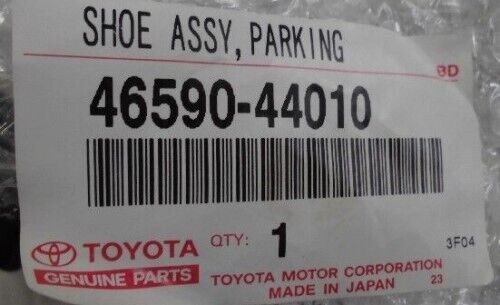 TOYOTA RAV4 ACA2# 2003-2005 Genuine Parking Brake Shoe RH & LH Set OEM