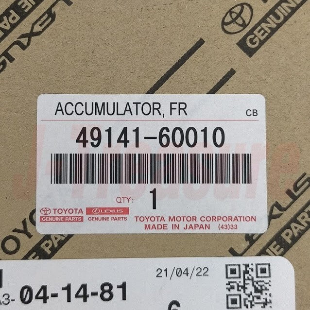 TOYOTA LX470 LANDCRUISER 100 Genuine Suspension Accumulator 4pcs Front & Rear